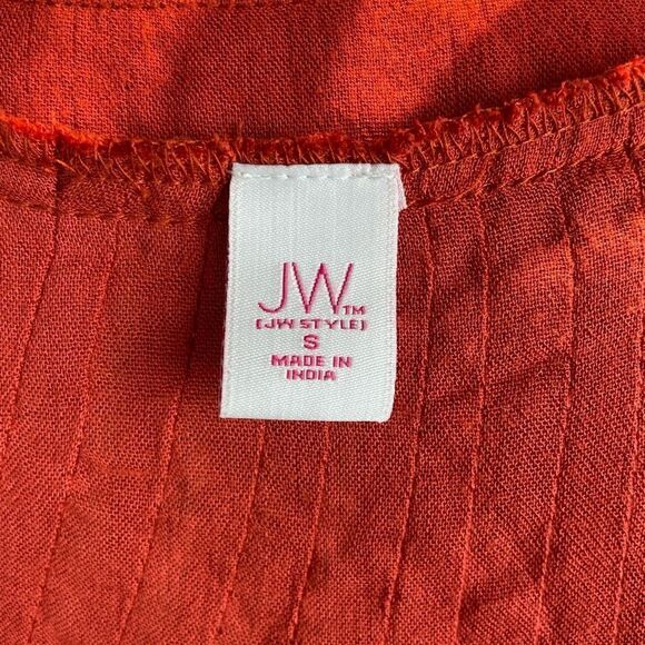 Pre-Loved JW Style Womens Orange Cardigan Size S - Picture 6 of 7